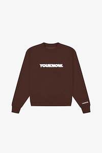 Crewnecks: BLOCK CREWNECK | Brown