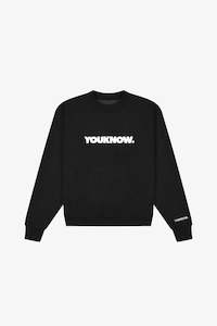 BLOCK CREWNECK | Black