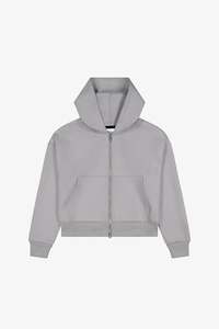 Nothing Zip Hoodie | Ice Grey