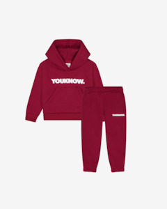 Kids Hoodies 1: KIDS BLOCK SET | Maroon
