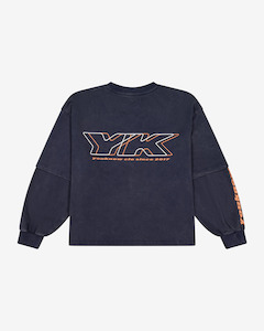 Longsleeves: Layered Longsleeve | Navy