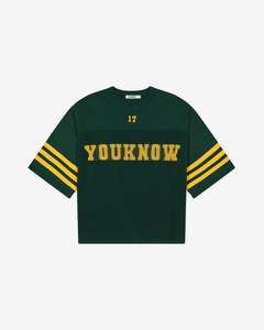 American Football Knit Jersey | Dark Green