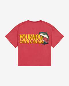 Catch & Release Tee | Washed Red