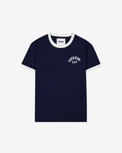 Shrunken Ringer Tee | Navy