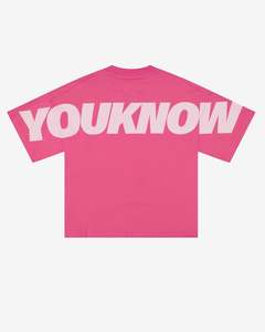 T Shirts: Big Back Tee | Pink