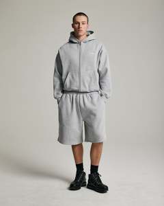 Shorts: Core Oversized Shorts | Heather Grey