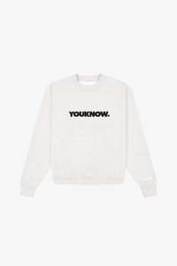 Blocks: Block Crewneck | White Marle