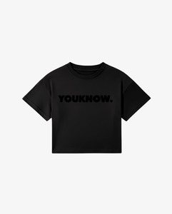 Kids Block Tee | Black/Black