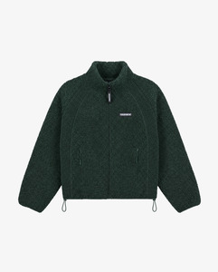 Outerwear: Sherpa Full Zip | Burnt Olive