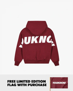 Kids Big Back Hoodie | Maroon