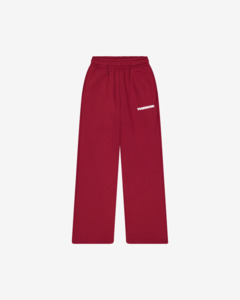 Block Wide-Leg Sweatpants | Maroon