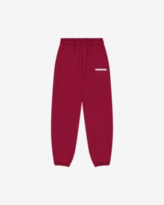 Block Cuffed Sweatpants | Maroon