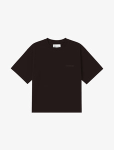 Core Essentials Box Tee | Brown