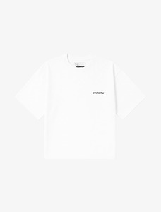 T Shirts: Core Essentials Box Tee | White