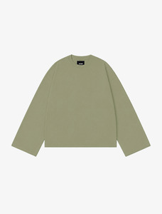 Nothing Wide Long Sleeve Tee | Moss