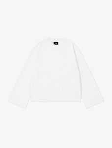 Nothing Wide Long Sleeve Tee | Cloud White