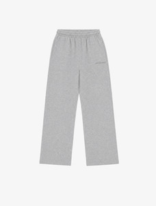 Core Essentials Wide Leg Pants | Heather Grey