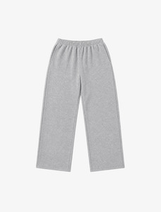 Nothing: Nothing 400 Wide Leg Sweatpants | Heather Grey