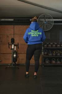Yk Move Mens Tops: YK Move Stacking Days Hoodie | Blue