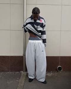 Pants: Blaze Barrel Sweatpant | Grey Marle