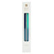 Marble 2 Tone Ombre Blue Dinner Candles - 2 Pack