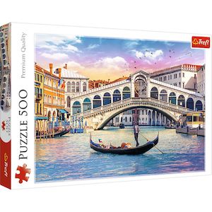 Trefl Puzzles: Trefl "500"- Rialto Bridge, Venice