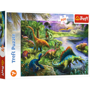 Trefl Puzzles: Trefl "200" - Predatory Dinosaurs