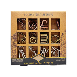 Adult Puzzles: Ancient Metal 12pc Collection