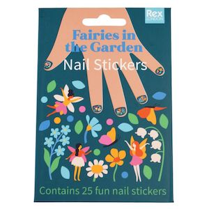 Fairy Themed Accessories: Fairies In The Garden Nail Stickers (Pack Of 25)