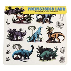 Art Craft: Prehistoric Land Stickers