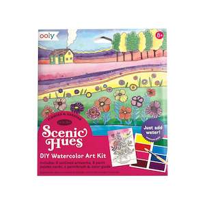 Scenic Hues DIY Watercolour Art Kit - Flowers & Gardens