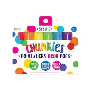 Chunkies Paint Sticks Neon - Set of 6