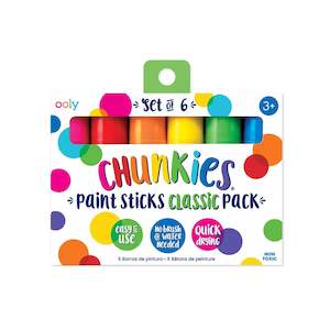 Under 5 Years: Chunkies Paint Sticks Classic - Set of 6