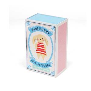 Rex London: Mini Bunny In A Little Box - Soft Toy