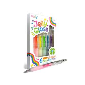In Stock: Jelly Gloss: Neon Multi-Surface Deco. Gel Pens (Set of 6)