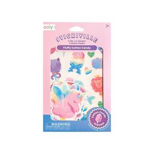 Stickiville Fluffy Cotton Candy Scented Stickers