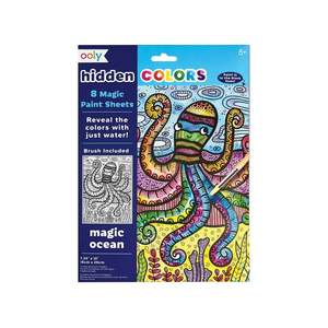 Kids Gifts Under 30: Hidden Colours Magic Paint Sheets - Magic Ocean