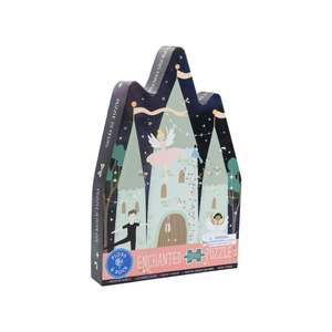 Kids Toys Gifts: Enchanted - 20 Piece Castle Shaped Puzzle in Shaped Box