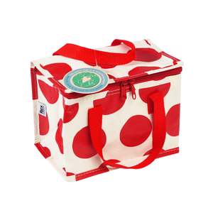 Rex London: Rex London - Insulated Lunch Bag - Red on White Spotlight