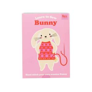 Rex London: Learn To Sew Wooden Hand-Stitch Set - Bunny