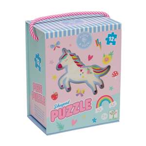 In Stock: Floss & Rock - 12pc Shaped Puzzle - Rainbow Fairy