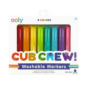 Ooly - Cub Crew: Washable Markers (Set of 8)