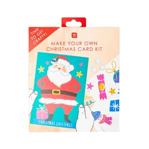 Wooden Toys 1: Christmas Craft - Craft With Santa Card Kit