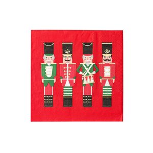 Botanical Nutcracker Paper Napkins - 20 Pack