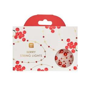 Red Berry String Lights 3M 60L