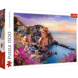 Wooden Toys 1: Trefl 1500pc Premium Puzzle - View of Manarola
