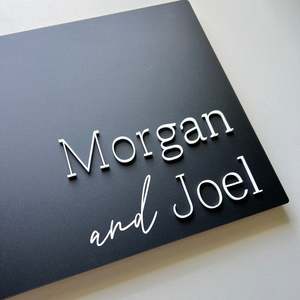 Weddings Engagements: The Morgan in Acrylic Decal