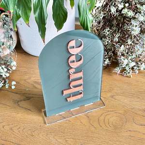 Table Numbers: Frankie Table Numbers
