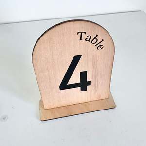 Table Numbers: The Jed table number