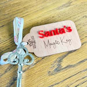 Christmas Boards: Santa’s Magic Key 3D Wooden